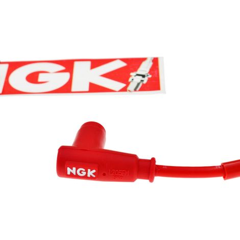 Convient pour écouler les stocks de câbles d'allumage moto Lisheng à âme en carbone silicone en vue de modifications.