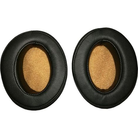 Coussinets d'oreille de remplacement pour casque Sennheiser Momentum 2.0 Bluetooth sans fil, mousse à mémoire de forme, noir, taille standard, kit de 2 pièces (1/4)