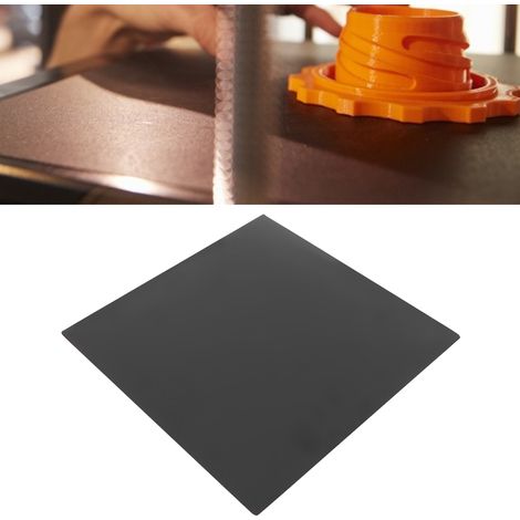 Autocollant noir 235 x 235 mm pour plateau chauffant d'imprimante, compatible avec Ender 2 et Ender 3. (1/5)