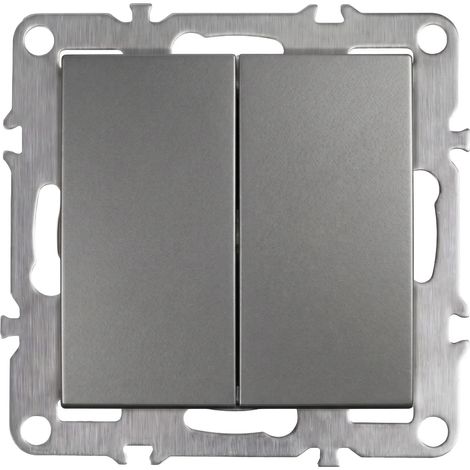 Toolight Double Switch Oste Jnh007-w Grey (1/5)