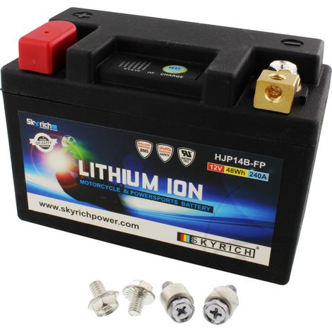 Batteria agli ioni di litio Skyrich LTM14B con indicatore di sovraccarico e protezione