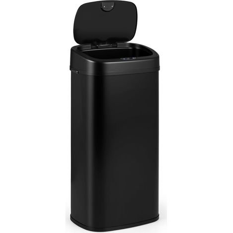 COSTWAY Pattumiera da 68L, Cestino per la Spazzatura con Sensore di Movimento a Infrarossi e Design a Doppia Zona, Bidone Automatico Senza Contatto per Cucina, Ufficio e Soggiorno (68 L) (1/4)