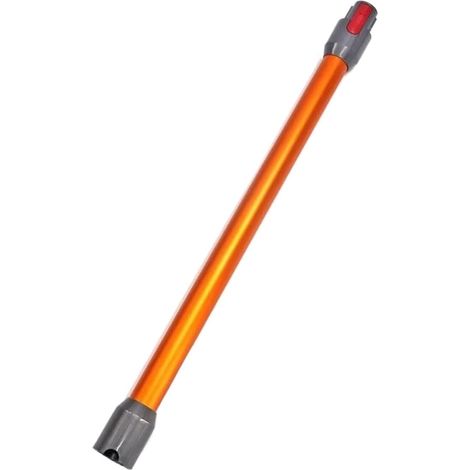Tubo de extensión recto de aluminio de 73 cm de largo, compatible con aspiradoras Dyson V7/V8/V10/V11/V15. Accesorios y repuestos (Naranja – 1 unidad). (1/4)