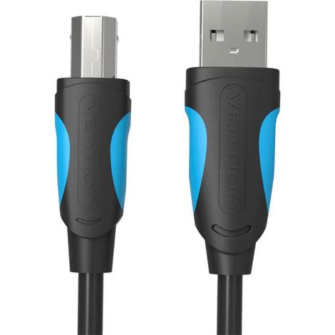 Druckerkabel USB 2.0 A oder USB-B - Druckerkabel 5m Schwarz (1/3)