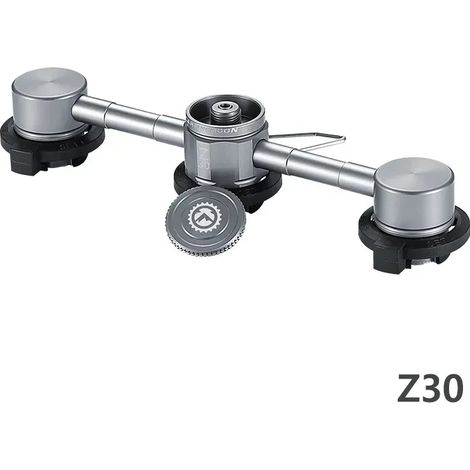 Adaptateur pour réchaud à gaz de camping 3 en 1, adaptateur butane, adaptateur de conversion de tête de cartouche de gaz, convertisseur butane en alliage d'aluminium pour réchauds de cuisine portables (1/5)