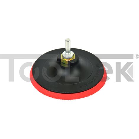 PLATORELLO PER CARTA VETRATA 125mm TRAPANO SMERIGLIATRICE G00322 (1/5)