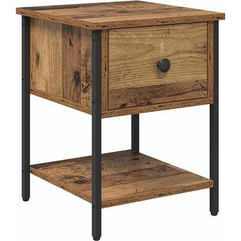 Maison Exclusive - Nachttisch Altholz 34 x 35,5 x 45 cm Holzwerks