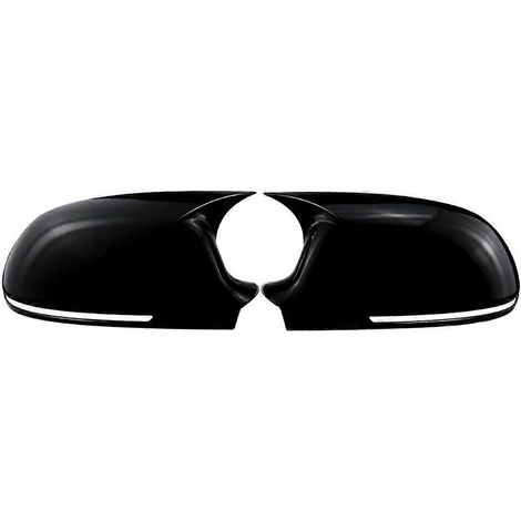 Coque de rétroviseur latéral pour Audi A4 A5 B8 (noir)