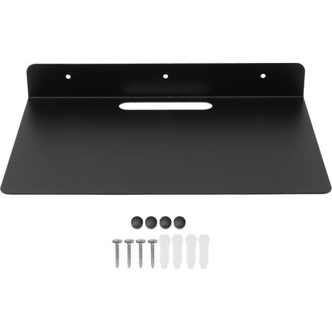 Schwebendes Wandregal für Projektor, Set-Top-Box, Router oder Kamera. Dicke, rostbeständige Metall-Wandhalterung. (1/5)