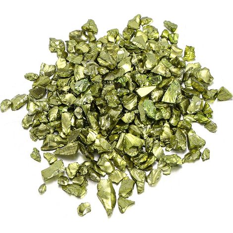 Crushed Stone Filler - Coloured Glaze - 0.1 cm to 0.4 cm - For Indoor Decoration Fish Tank Flowerpot Plant Bedding - 20 g (1/5)