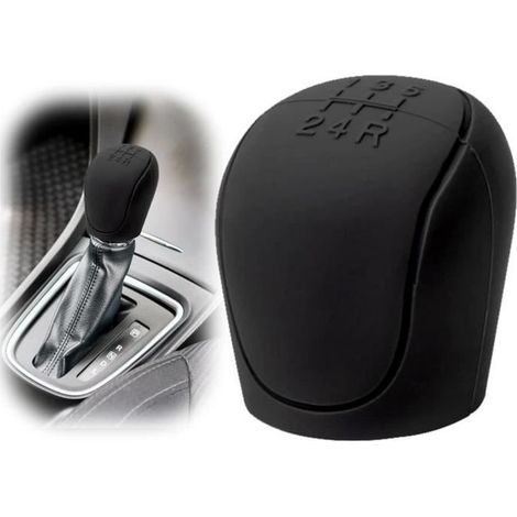 Housse Pommeau de Vitesse, Protection Levier de Vitesse Voiture en Silicone Cache Couvre Frein Main Gadget pour Voiture Auto (1/4)