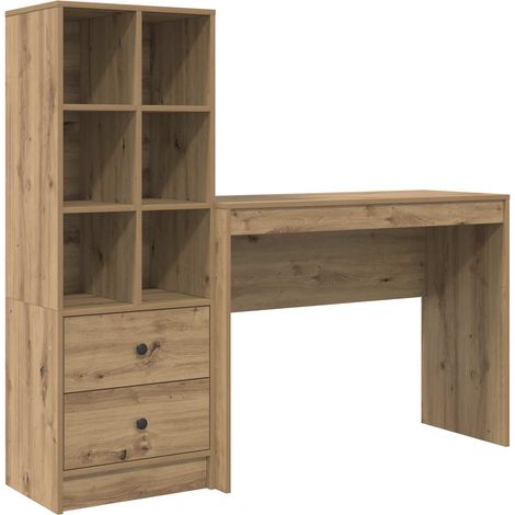 Maison Exclusive - Schreibtisch mit Schubladen mit Regal 2 pcs Ar