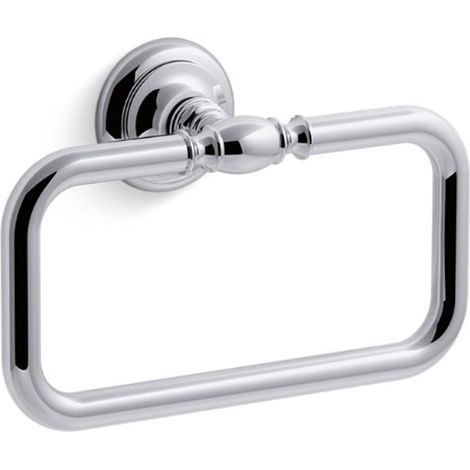 Kohler Artifacts 72571 Towel Ring Holder Polished Chrome Bathroom Cloakroom