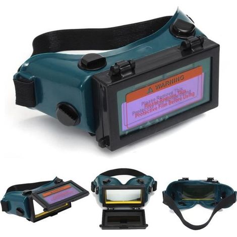 Lunettes de Soudage Automatique TEMPSA - Obscurcissement Automatique - DIN3/DIN11 - Cellules Solaires (1/4)