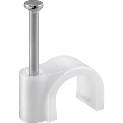 Clip de cable Hepoluz 2x1 mm sin taladro duradero 15 unidades