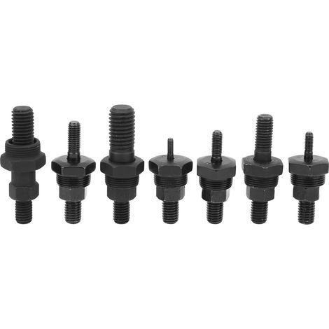 Manual Rivet Nut Gun Head, High Speed Steel Hardware Tools M3/M4/M5/M6/M8/M10/M12 14 Pieces (1/5)