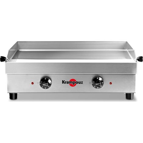 Krampouz Samba Elektrogrill 2500 W – Inox – Hochtemperatur-Beschichtung – Für Grillen und Braten – 2.500 Watt Leistung (1/2)