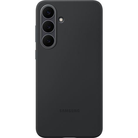 Custodia in silicone Samsung per Galaxy S25 FE, nera (1/5)