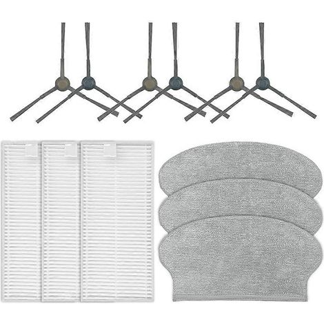 Filtre pour aspirateur brosse pour aspirateur Filtre de brosse pour aspirateur filtre de 12PCS M6 / NER600 Aspirateur Side Brosse HEPA Filtre Serpillière Cloth pièce détachée (1/5)