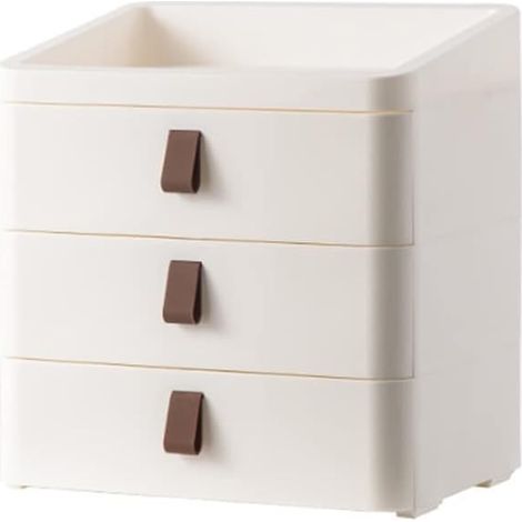 Porte-documents empilable 3 niveaux, bac courrier bureau et rangement fichiers papier pour organisation professionnelle (1/5)