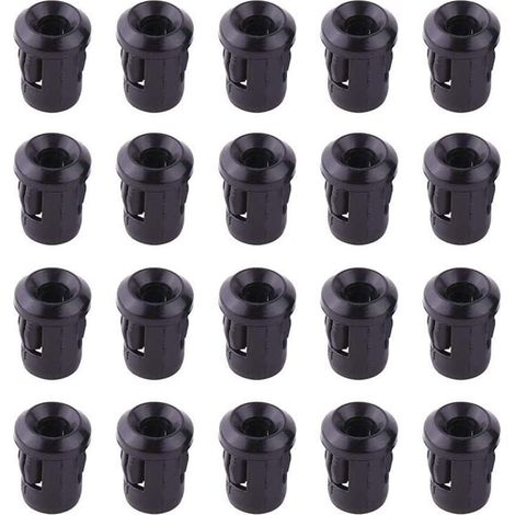 100pcs 3mm LED Plastic Clip Holder Diode Lamp Socket Plastic (1/5)