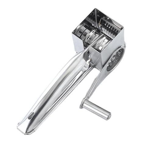 Râpe À Fromage Rotative - Râpe À Fromage En Acier Inoxydable, Moulin À Râpe Fromage À Main Professionnel, Trancheuse À Fromage Amovible (1/5)
