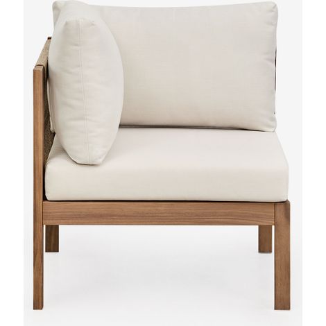 Sedia angolare in legno di acacia Branson SKLUM (1/5)