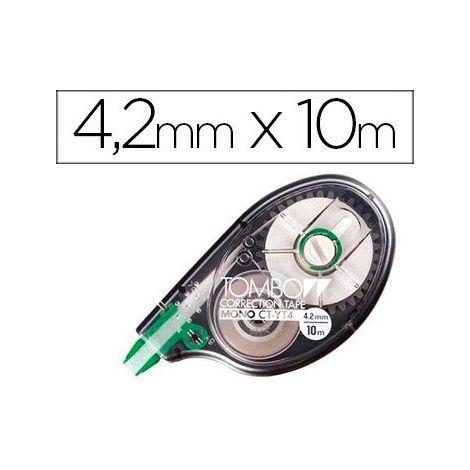 Tombow MONO Correction Korrektur-Band 10 m Schwarz, Grün 1 Stück(e)