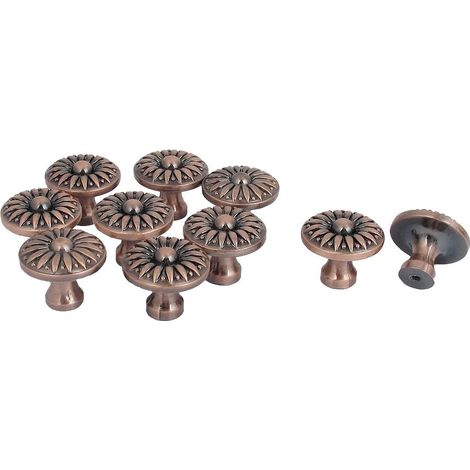 Style rétro meubles Schublade blume design zuggriff bouton de commande ton 10 pièces (de9d6846d0aff7 (1/2)
