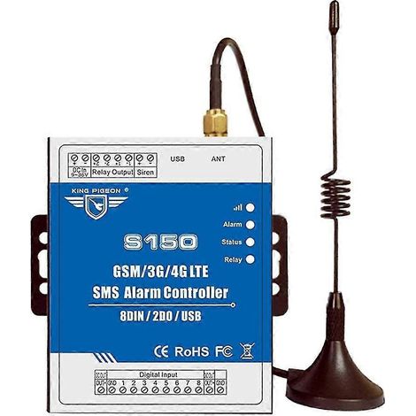 Contrôleur d'alarme GSM/SMS, télécommande sans fil, relais de contrôle du niveau d'eau (1/5)