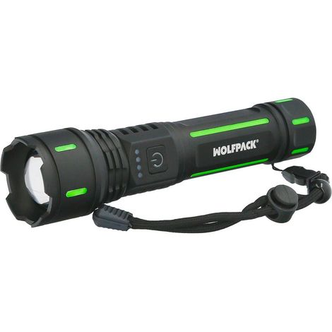 WOLFPACK LINEA PROFESIONAL linterna led aluminio portatil recargable 800 lumenes (1/4)