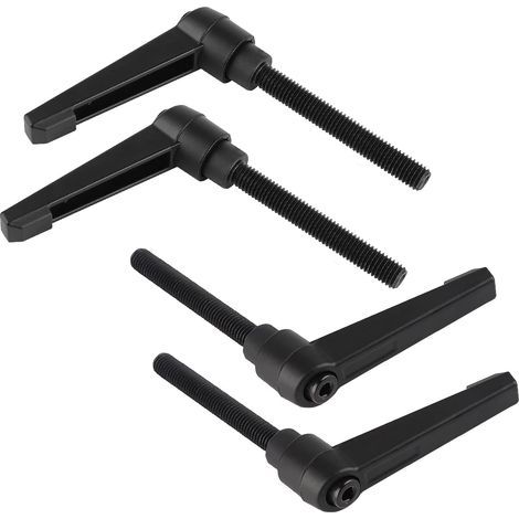 4PCS Poignées de Serrage Réglables M8, Poignée de Levier de Serrage Rapide en Acier avec 60mm Goujon (1/5)