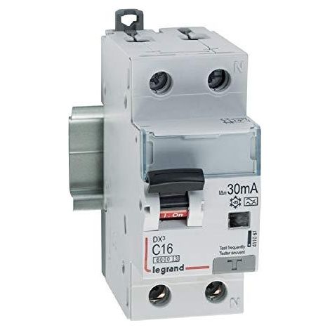 Legrand 411061 DX3 Interruptor diferencial blanco 16A 30mA