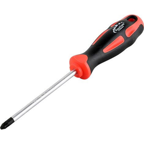 KesTek Schraubendreher PZ2x100mm Pozidriv Magnet Chrom Vanadium ProLine
