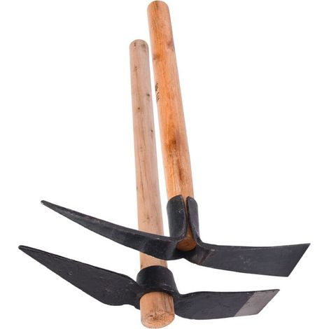 Pioche de Jardin Pioche Jardin Houe Pioche Outil à Main Polyvalent Désherbage Semis Creuser Tourner Outils D'extraction du Sol (1/5)