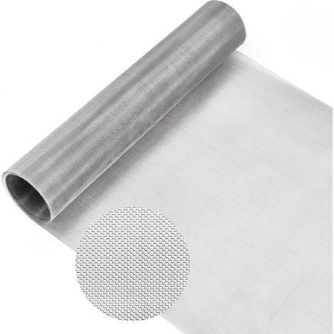 Edelstahl-Moskitonetz 30 x 200 cm, 50 Maschen, nagetierabweisend, für den Garten (1/5)