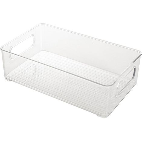 Schreibtisch-Organizer aus Acryl, großes Fassungsvermögen für Kosmetikartikel, Bürobedarf, digitales Zubehör und Bastelmaterialien, ideal für Zuhause, Schule oder Büro (transparent).