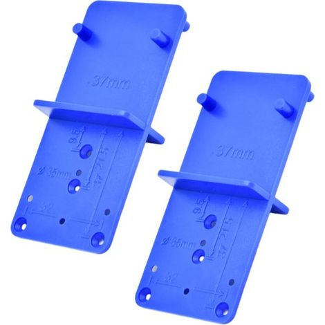 Dima per lavorazione del legno in due pezzi - Dispositivo di foratura per cerniere e connettori eccentrici, interasse 37 mm. (1/5)