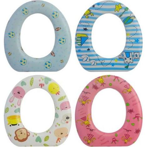 Siège De Siège Réducteur Pour Toilette Souple Pour Enfants Avec 4 Motifs Fantaisie 59781 (1/5)