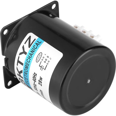 XD68KTYZ-AC S1 AC220V 28W Permanentmagnet-Synchrongetriebemotor, Drehrichtung: im Uhrzeigersinn/gegen den Uhrzeigersinn, Drehzahl: 30 U/min (1/5)