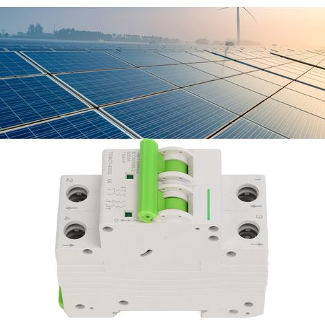 Disjoncteur miniature DC550V pour panneaux photovoltaïques, interrupteur à air DC 16A (1/5)