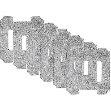 Lot de 6 pièces pour ECOVACS WINBOOT W2 OMNI : lingettes de rechange en microfibre (1/5)