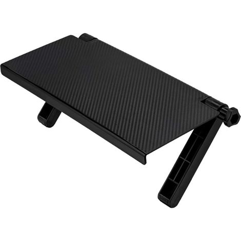 Support de fixation pour écran TV, étagère supérieure pliable et réglable, pied pour moniteur (1/3)