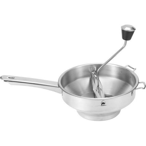 Moulin À Légumes - Acier Inoxydable - Pour Écraser Égoutter Et Râper - 3 Disques Inclus - 1 Pièce (1/5)