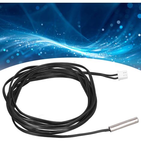 Vendu par lot de 10, câble de 2 m, capteur de température à thermistance NTC cylindrique 5 x 25 mm, 5K B3950 (1/5)