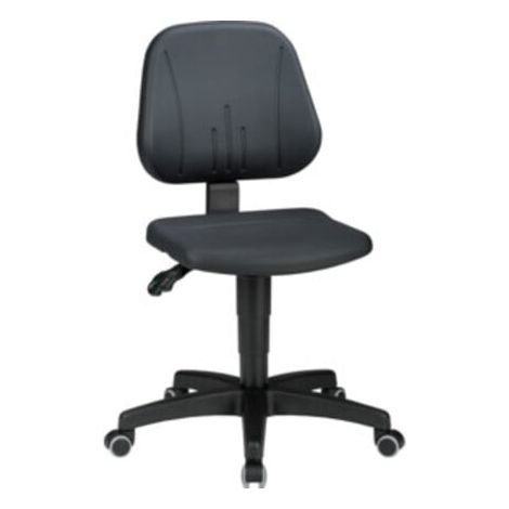 Arbeitsdrehstuhl Unitec Rollen Integralschaum schwarz 440-620mm BIMOS