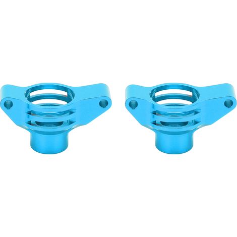 1/10 RC Direction Arrière Porte-Fusée en Alliage d'Aluminium pour Tamiya TT02 - Bleu (1/5)