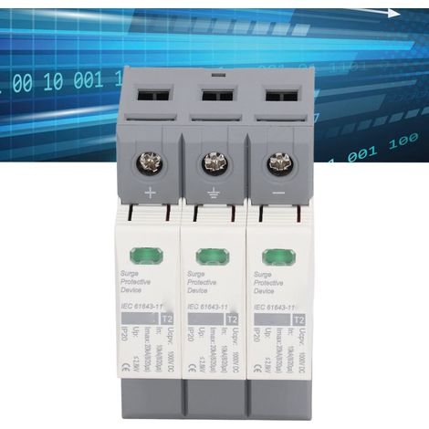 CHLT-20PV Parafoudre photovoltaïque CC triphasé 10-20 kA 1000 V CC (1/5)