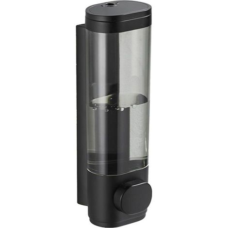 300mL Manual Soap Dispenser Wall Mounted Hand Press Soap Dispenser for Dish Liquid Lotion Shower Gel Shampoo Chamber Home Hotel Bathroom Kitchen (1/5)
