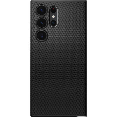 Spigen Liquid Air - Schutzhülle für Samsung Galaxy S23 Ultra (Matt Schwarz) (1/5)